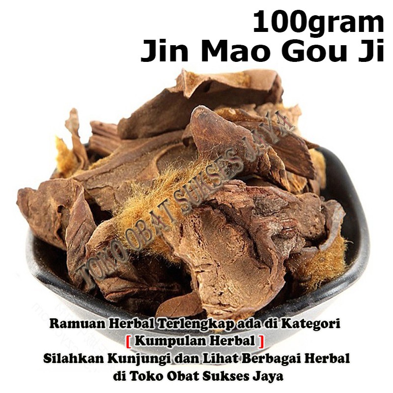 [100gram - Grade A]  Jin Mao Gou Ji -  Rhizoma Cibotii