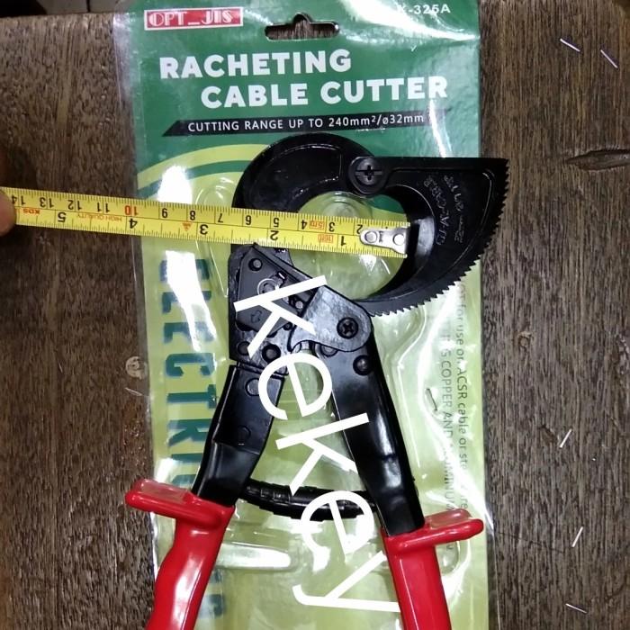 

Pemotong Kertas Cable Cutter Rachet Lk 325 A