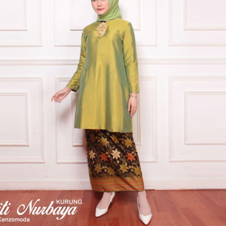 Miliki Keita Fashion - Setelan Baju Kurung Siti Nurbaya - Bahan Taffeta - Kebaya Tradisional - Baju 