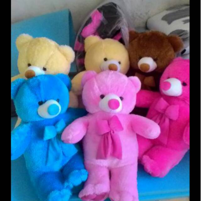  Boneka teddy bear lucu varian warna 80 CM silahkan pilih 