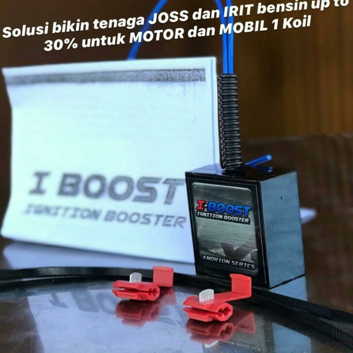 IBOOST Coil Booster, Modul Pengapian Mobil-Motor 1koil, Garansi 2 Thn