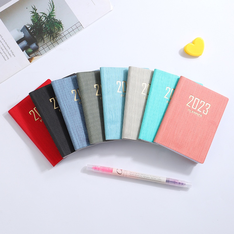 2021 A7 2022 Planner English Version Agenda Notebook Journal  Diary Agenda For Students School Office Supplies