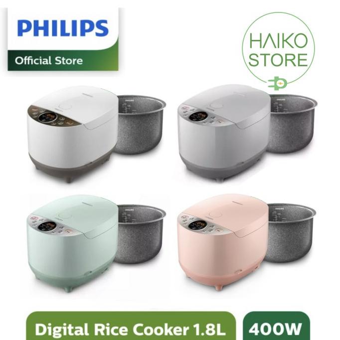 Rice Cooker Digital Philips 1,8 liter HD 4515 Fuzzy Logic Rice Cooker