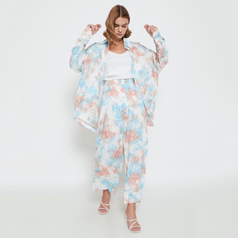 set baju celana KALLYOUTFIT-G (kemeja+celana)