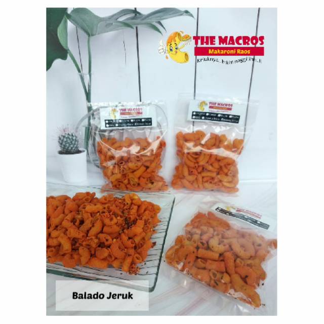 

Makaroni makroni the macros balado jeruk enak renyah gurih nikmat