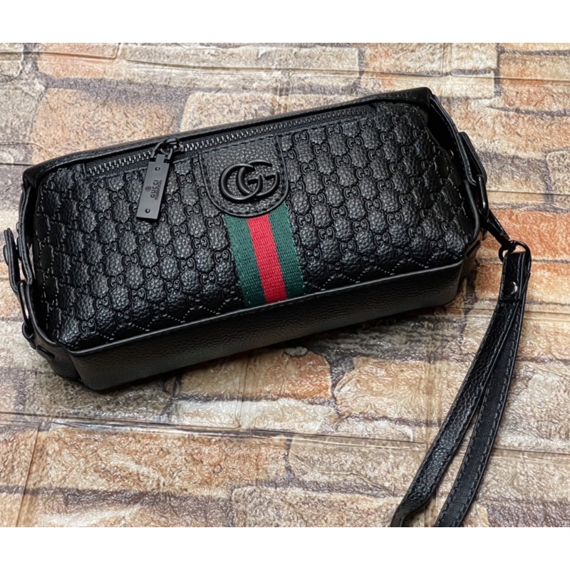 Tas Handbag Clutch Tangan Gucci Kulit Tas Cosmatic slod Card premium leather quality