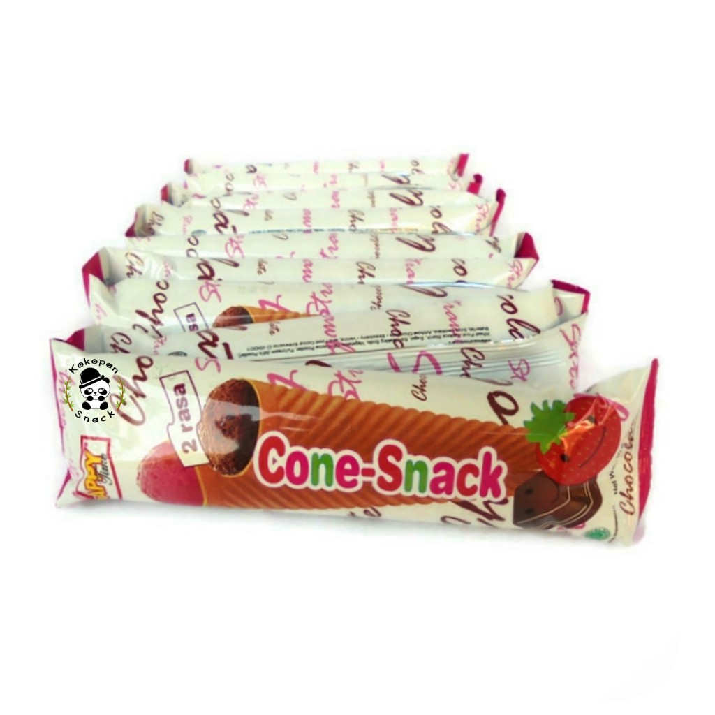 HAPPY TIME CONE SNACK RENCENG ISI 10