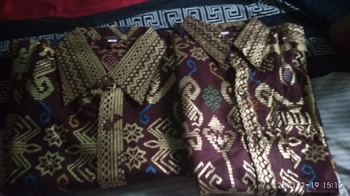 Couple Batik Dress Wanita Natalia Sarimbit Famili Seragam Keluarga Baju Anak Murah