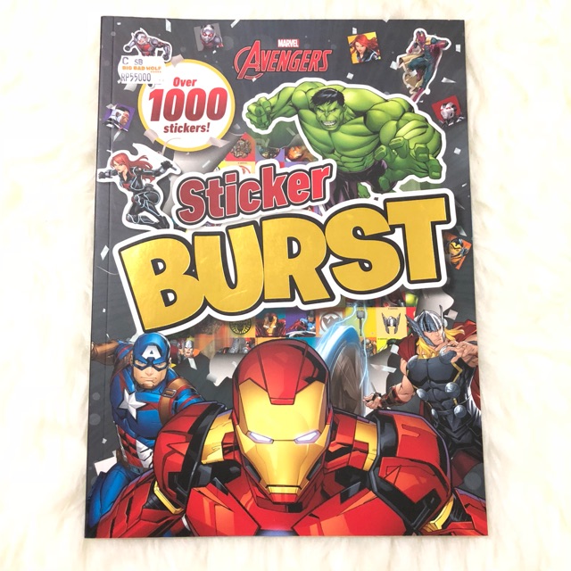 

Sticker book / buku sticker 1000 sticker avangers