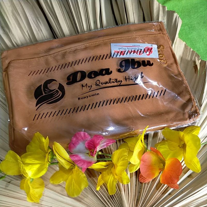 PASHMINA POLOS 2 METER ORIGINAL DOA IBU/HIJAB PASHMINA 200X75 ORI DOA IBU/ECER GROSIR COD/RESTOCK-Kunyit