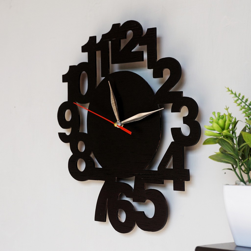 Jam dinding ukir unik kayu-4