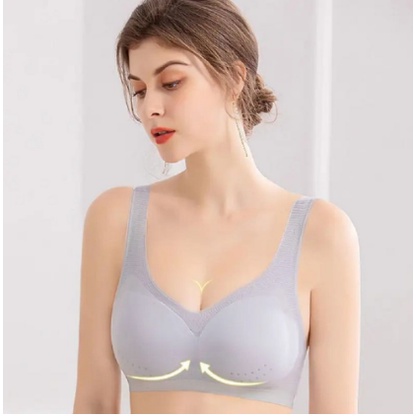 KINDSTORE❤ | Jelly Clear Bra / Seamless Bra dengan Pads
