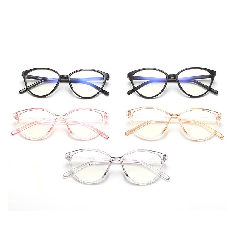 Zomi Kacamata Optik Model Cat Eye Gaya Retro Untuk Wanita