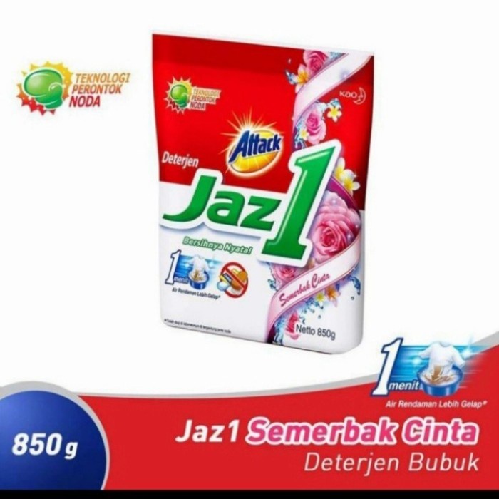 Sabun Detergen Attack jazz1 semerbak cinta 850gr