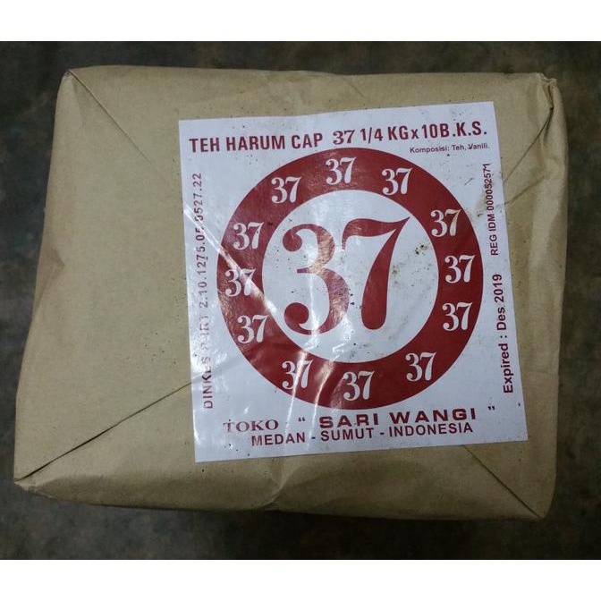 

[ COD ] Daun Teh kering Harum Cap 37 Medan 2.5 kg (250 gr x 10 bks) BERGARANSI Kode 738