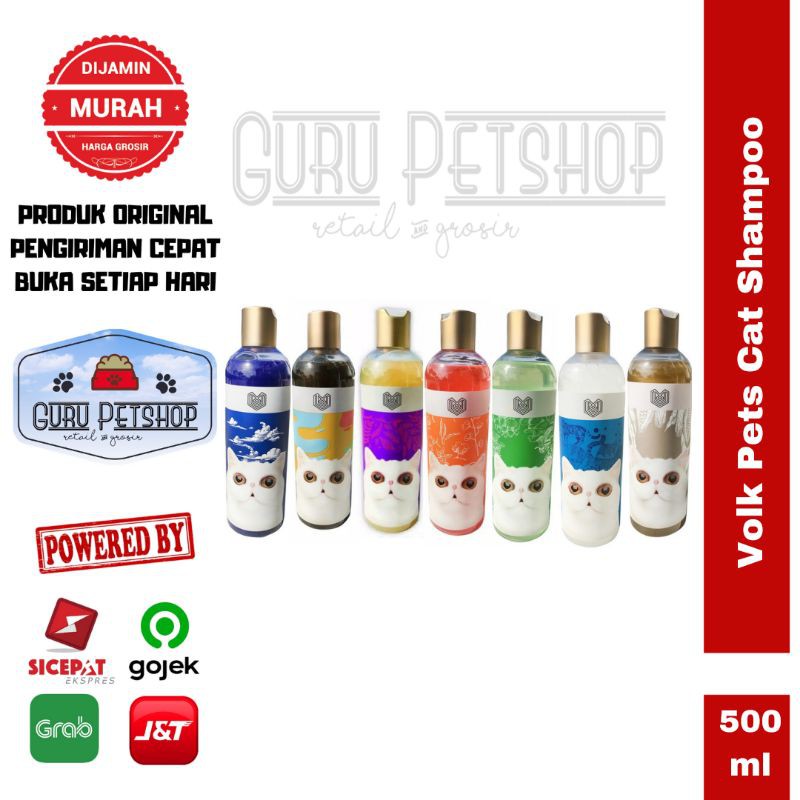 Volk Pets Cat Shampoo 500ml / Shampoo Kucing / Shampoo Volk Pets