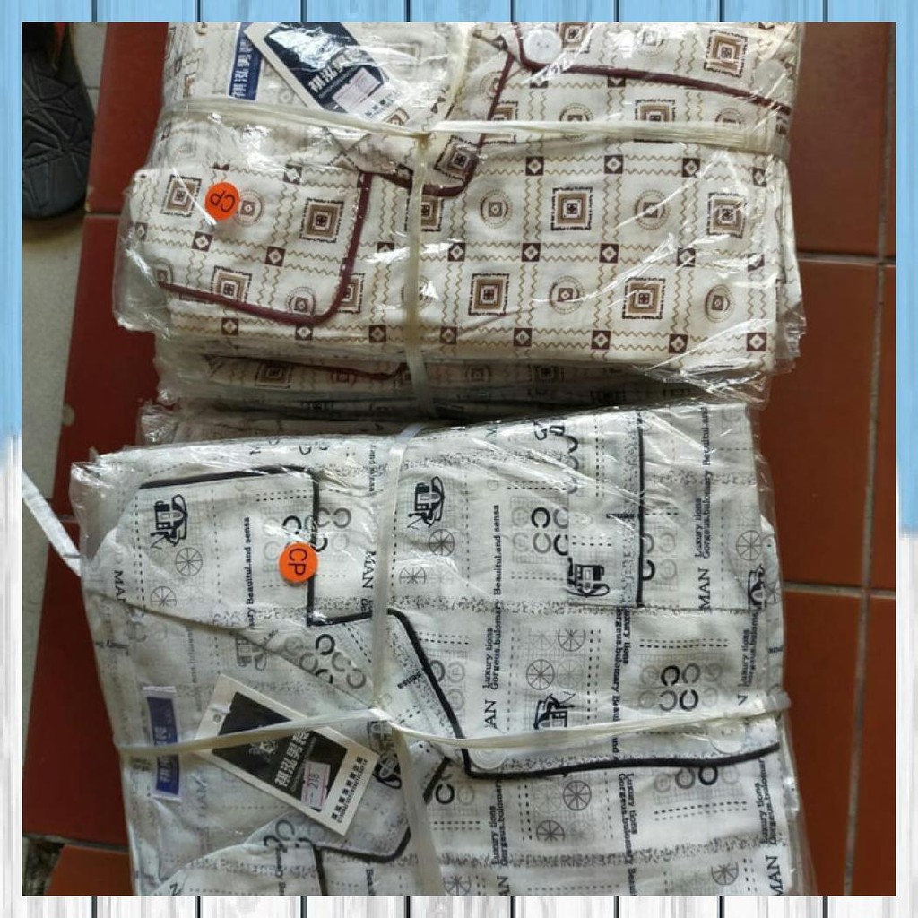 Baju Tidur Import Piyama Pria Dewasa Motif Kotak