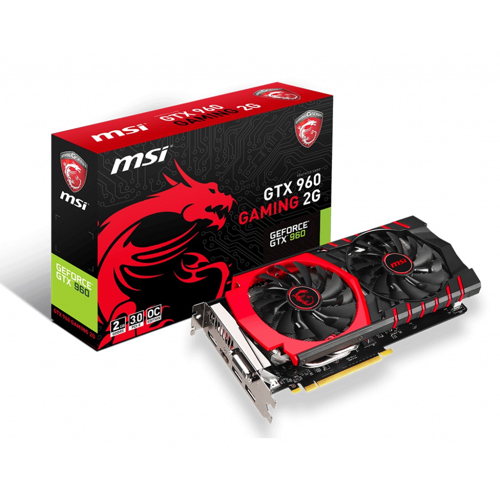 Vga Msi Nvidia Geforce Gtx 960 Gaming 2g 2 Gb Gddr5 128 Bit 1x8 Power Pin Second Shopee Indonesia