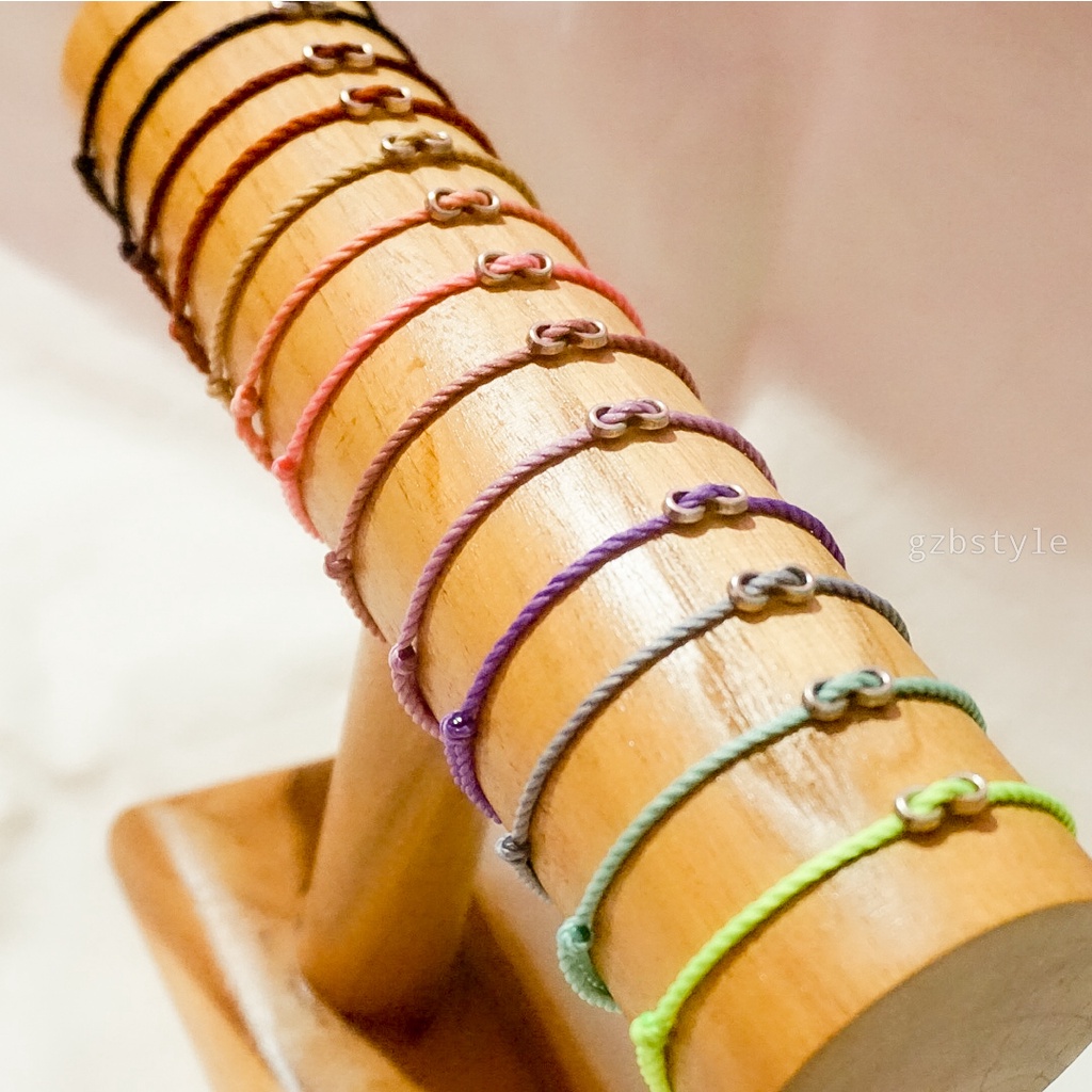 Small Infinity Twist Bracelet | Gelang Infinity | Gelang Persahabatan | Gelang Simple, Murah | Gelan