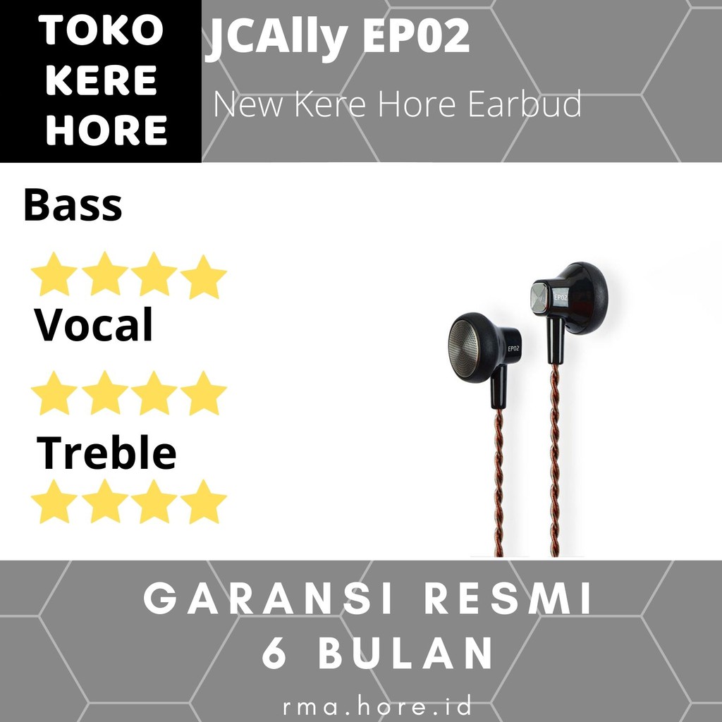 JCAlly EP02 Earbud Braided OFC Cable