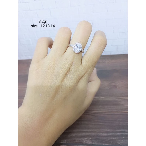 CINCIN MP OVAL + MP KELL+ MP SAMPING/CINCIN PERAK ASLI SILVER 925 LAPIIS EMAS / CINCIN FASHION WANITA IMPOR TERBARU