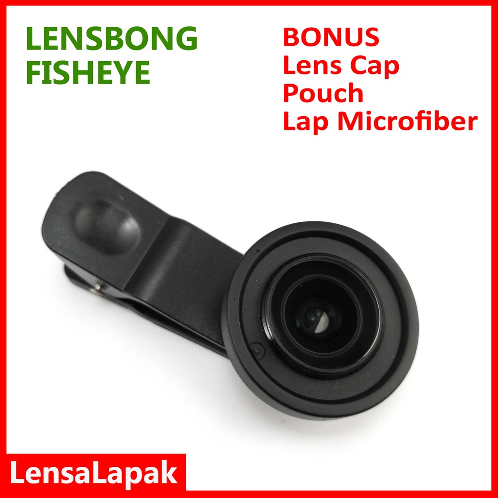 Lensbong / Lensa Super Fisheye For Smartphone / Handphone / HP