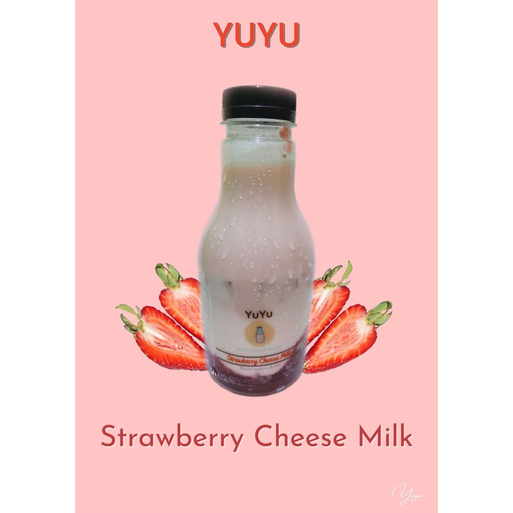 Yuyu Strawberry Cheese Milk