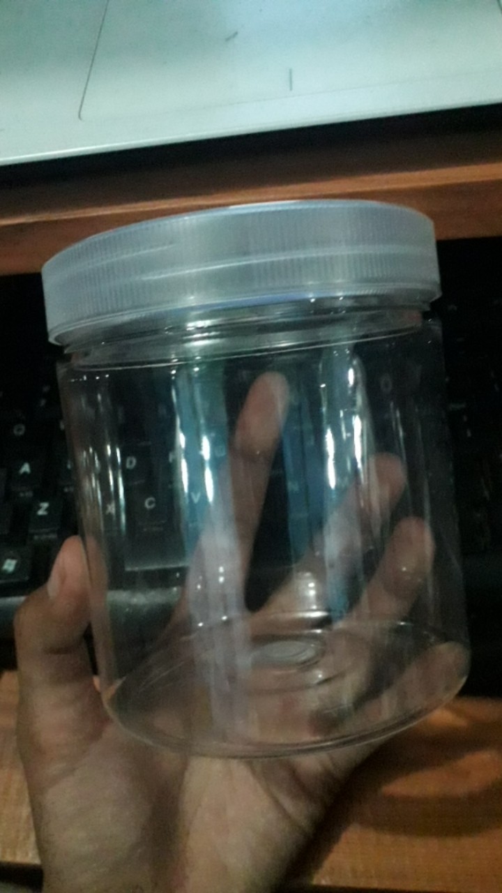 Toples Astor 10 Cm Tabung Plastik Kue Kering Kacang Permen Murah Bagus Botol Besar Jumbo Pendek