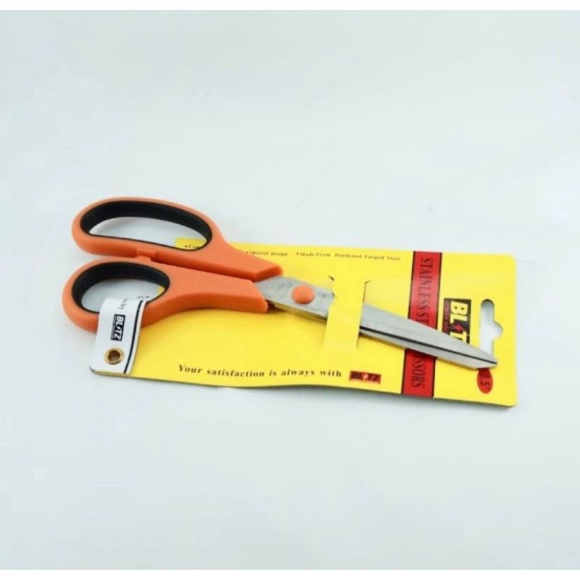 Gunting Kertas Serbaguna BLITZ 8,5in / Scissor with Rubber Handle