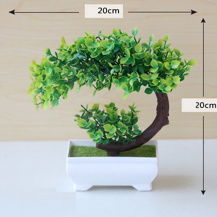 Kunataruma AM353 Bunga plastik / pajangan bunga Artificial / motif Rose Vas Petak-Green