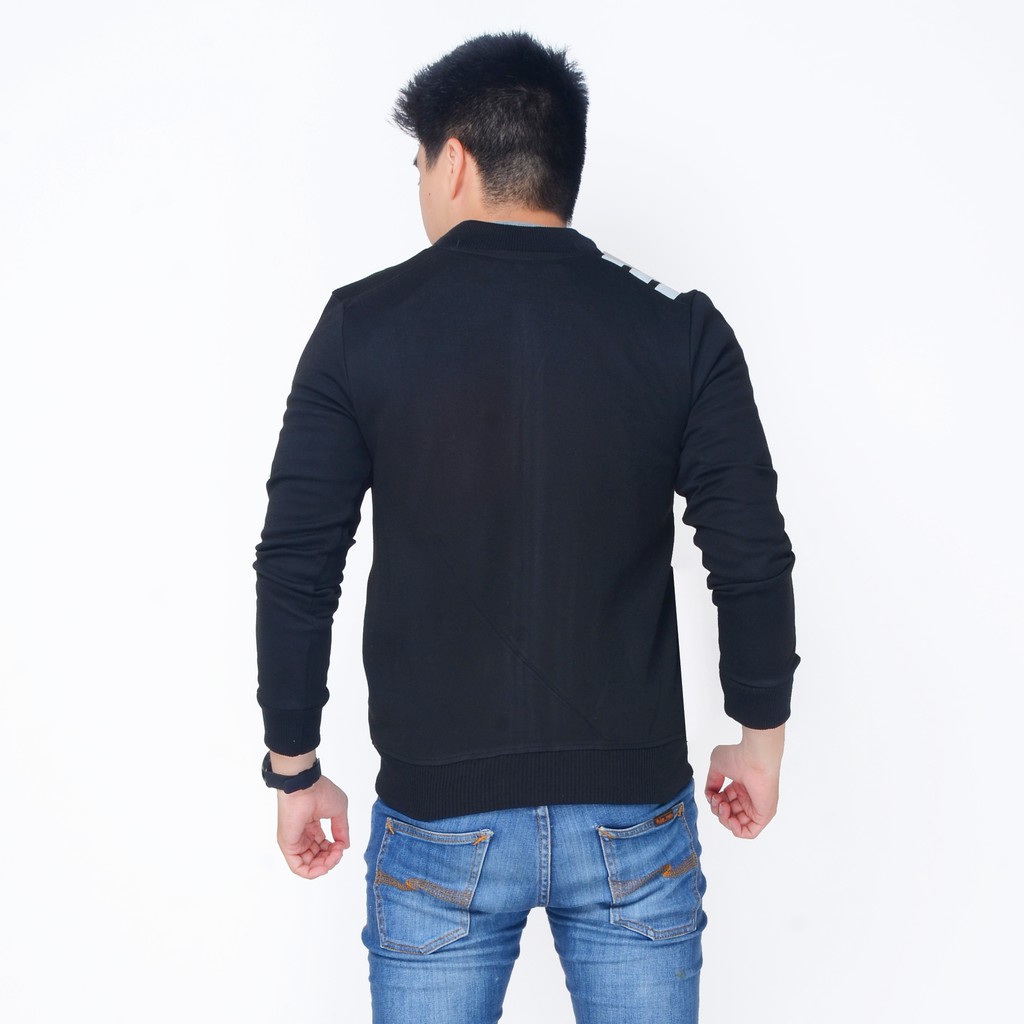 Jaket Basic Tangan panjang Pria Variasi List - XSHOP Bryen