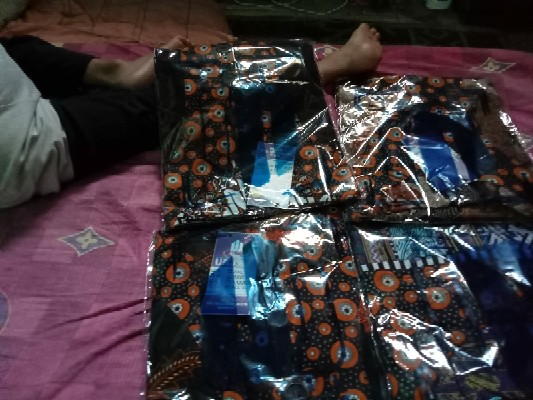 Atasan Tunik Batik Big Size Super Jumbo Ld 140 Xxxxxxl Mocca Laseman