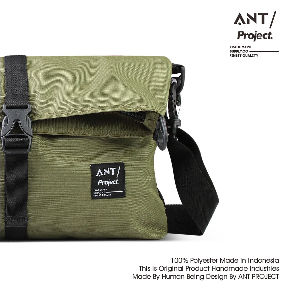 Rev Tas Selempang Pria Slot Laptop Premium Quality - Tas Waistbag Mesengger Pria - Tas Laptop Navy