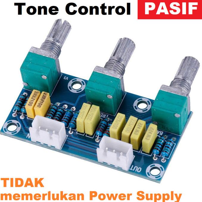 Stereo Tone Control Pasif Kontrol Volume Treble Bass Tanpa Supply Arus miror1m Ayo Beli
