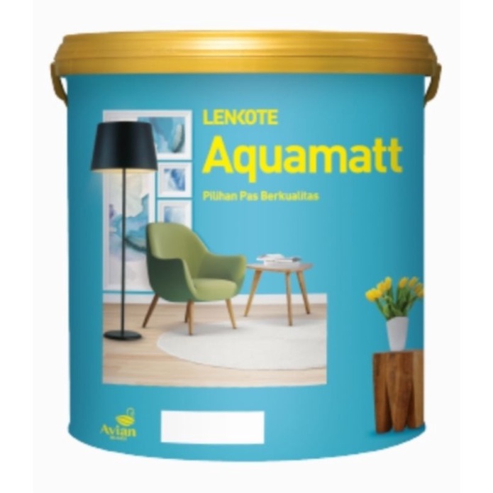 Cat Tembok Lenkote Aquamatt 5 Kg