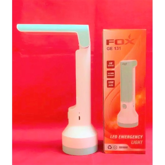 Senter Fox 131 emergency light senter lipat terang belajar