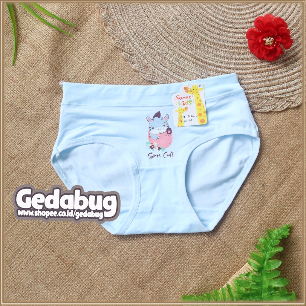 [3 pcs] Celana Dalam Sorex Kids Supersoft NA401 NA402 NA403 NA404 NA452 NA470 CD Anak Sorex Lembut