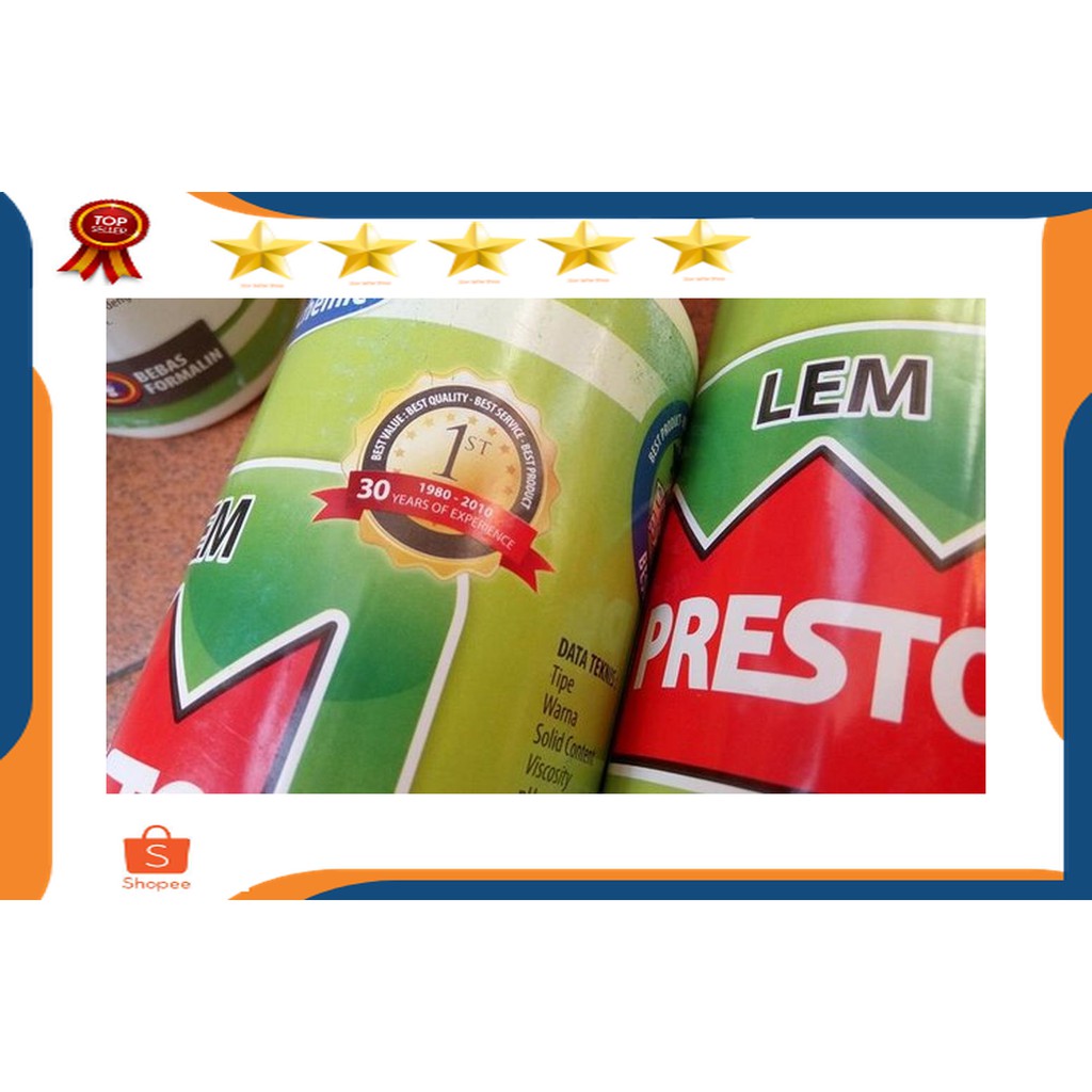 

Lem kayu eksterior outdoor tahan air Presto WRG Lem terbaik bebas Formalin sertifikasi standard