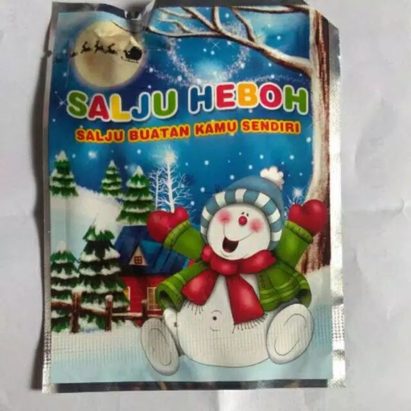 mainan salju heboh / instant snow 5 gram / mainan edukasi / salju buatan / mainan anak murah grosir