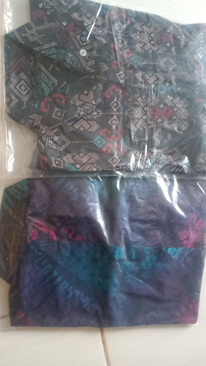 Credomenstore Kemeja Batik Songket Hitam Lengan Panjang / Kemeja Batik Pria / Baju Batik / Batik