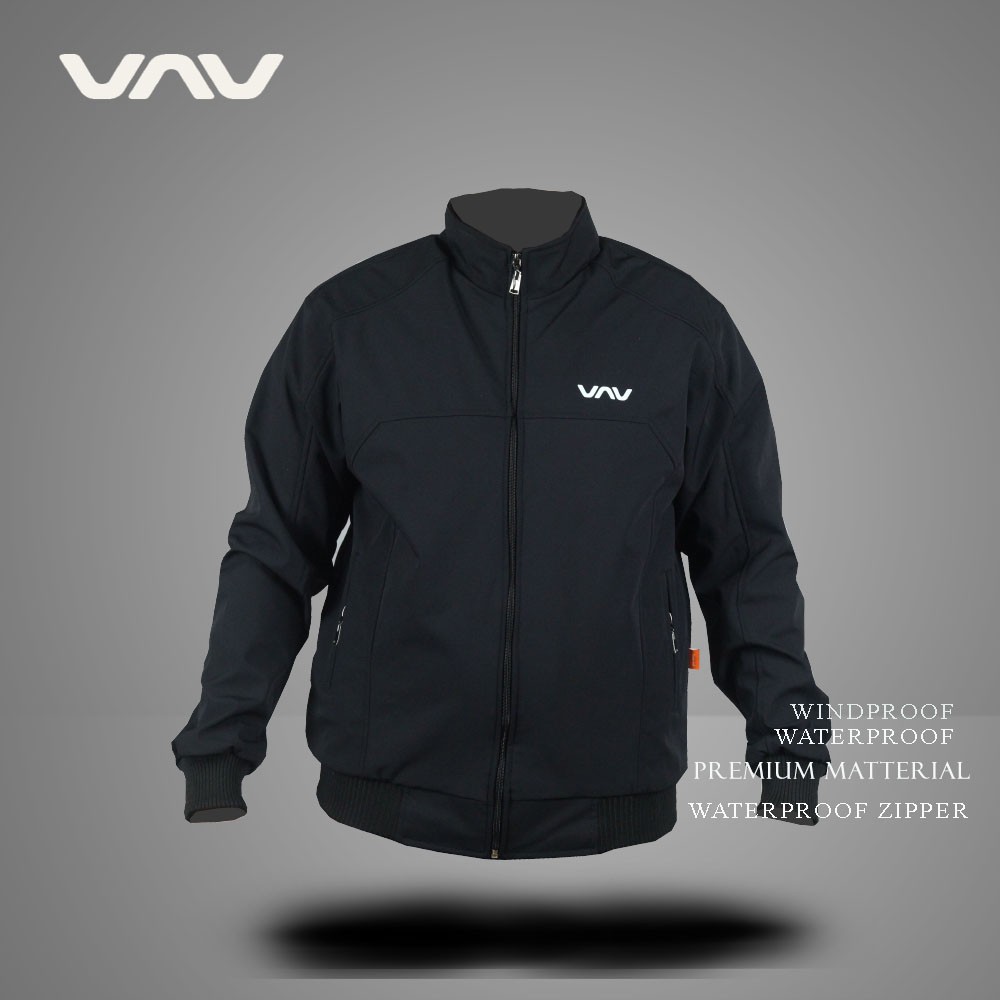 Jacket Motor Pria Waterproof Anti Angin Model VNW2