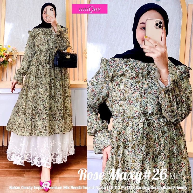 ROSE MAXY | DRESS CERUTY ARMANY MIXED BRUKAT