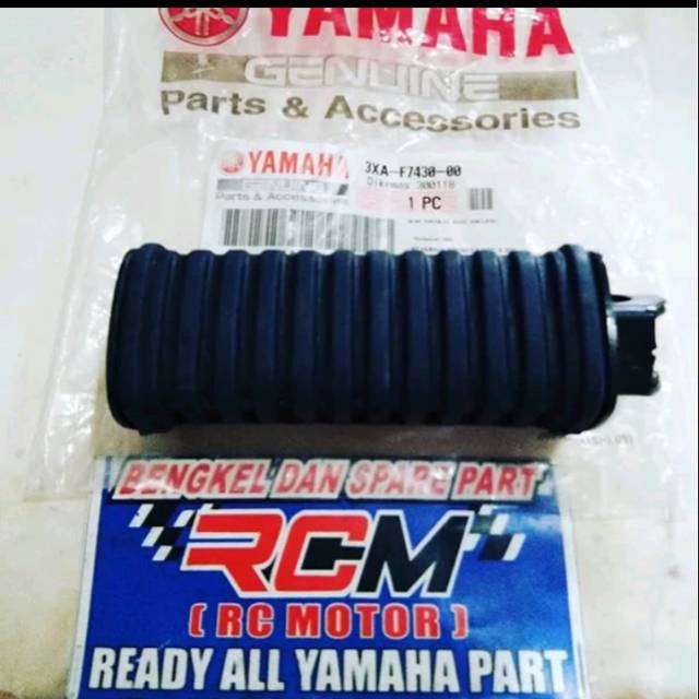 FOOTSTEP REAR BELAKANG KIRI LEFT RXKING RX KING FIZR F1ZR VEGA LAMA OLD ORI YGP ASLI 3XA-F7430-00