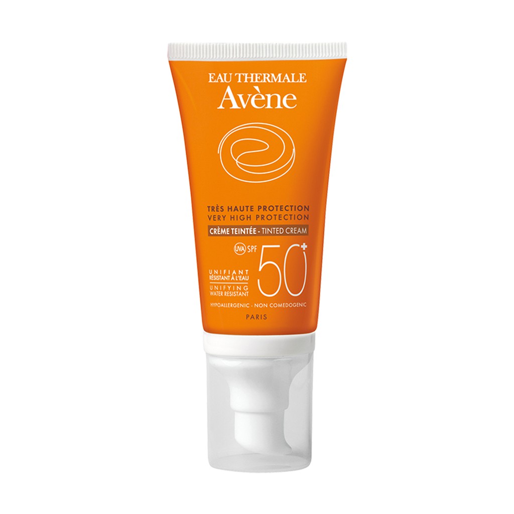 Avene Very High Protection SPF 50+ Tinted Cream Sunscreen Sunblock 50 ml