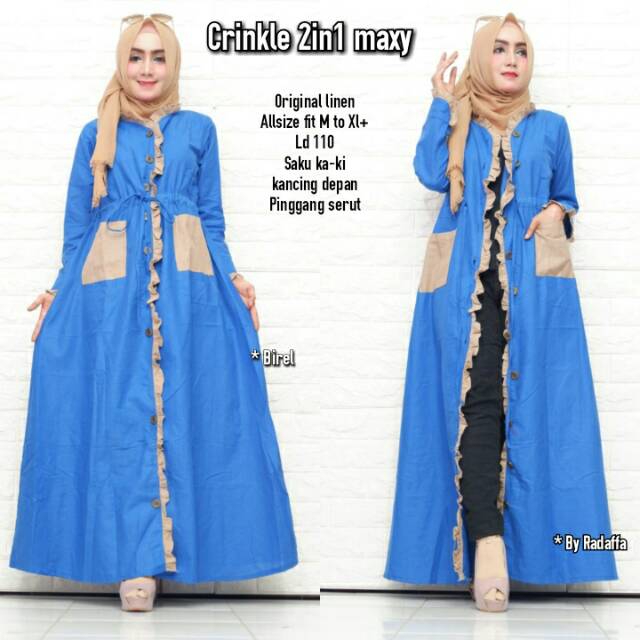 CRINKLE 2IN1 MAXY/MAXY DRES//MAXY TERBARU