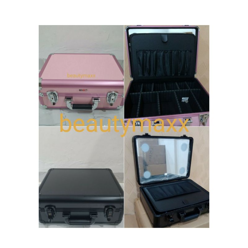 BEAUTY CASE LAMPU/TAS MAKEUP LAMPU/TAS MAKEUP ARTIS/KOPER RIAS PENGANTIN/KOPER MAKEUP ARTIS