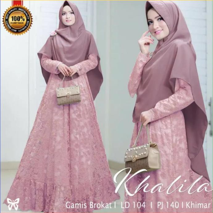 Gamis Syari Wanita Baju Pesta Cewek Terbaru Gaun Pengantin Terbaru