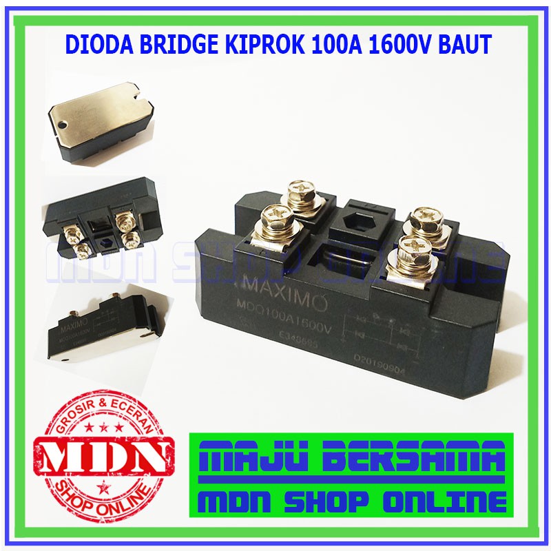 Dioda Brigde Kipro 100A 1600V Baut MAXIMO Original