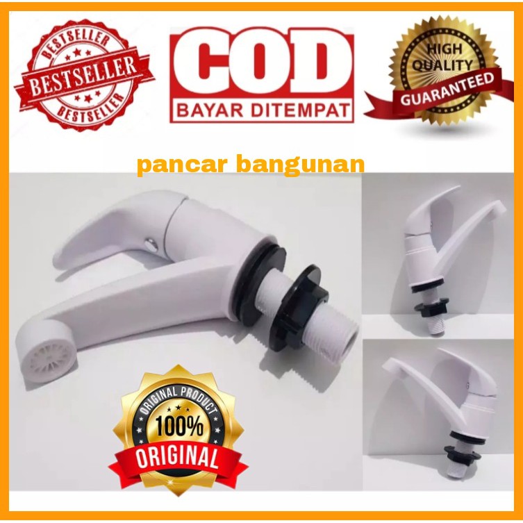 KRAN WASTAFEL PVC SOLIGEN W15 - KRAN WASTAFEL CUCI TANGAN PLASTIK - KRAN WASTAFEL - SOLIGEN KRAN WAS