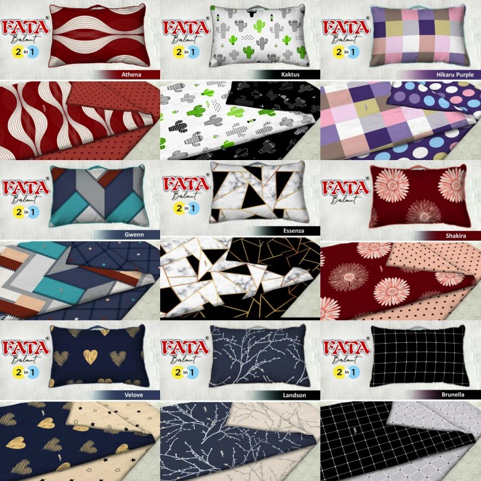 FATA - BALMUT FATA / BANTAL SELIMUT MOTIF DEWASA &amp; KARAKTER UKURAN 150X200